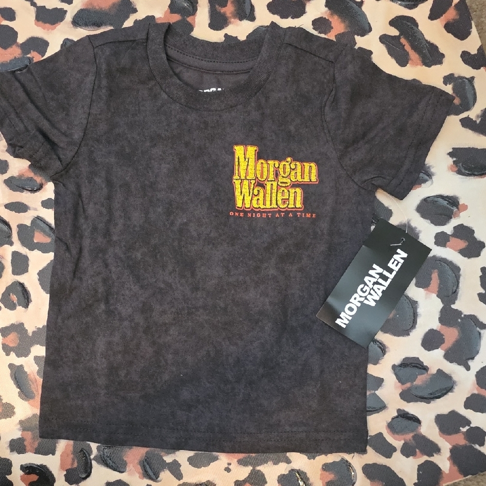 Morgan Wallen Kids Charcoal T-Shirt - Picture 4 of 4